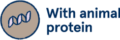 Mouse and rat with animal protein